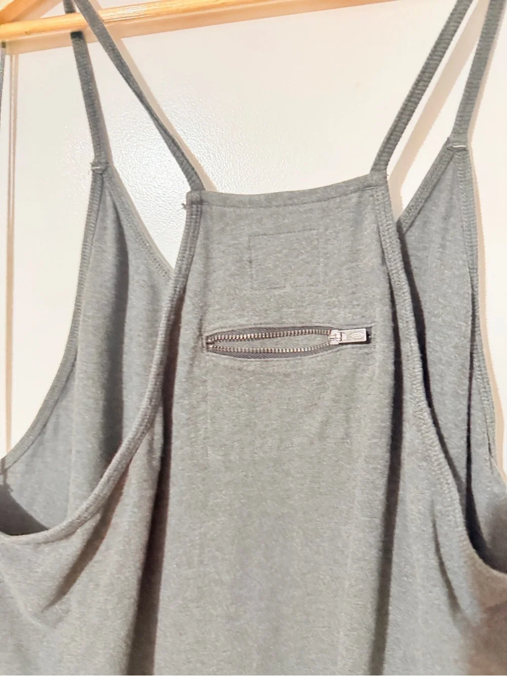 Free People Gray Washed Knit Tank
